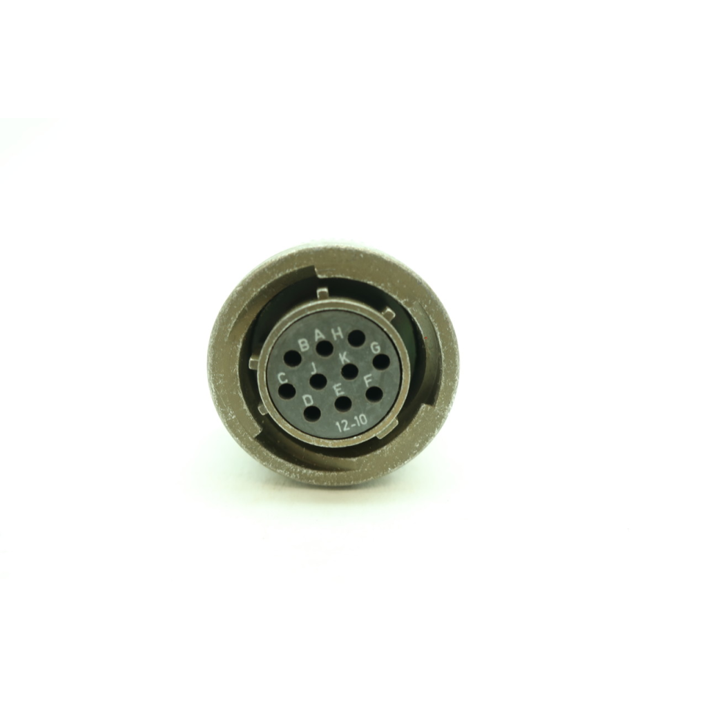 Itt 8343 MS3126E12-10SX 10 Pin Female Straight Connector