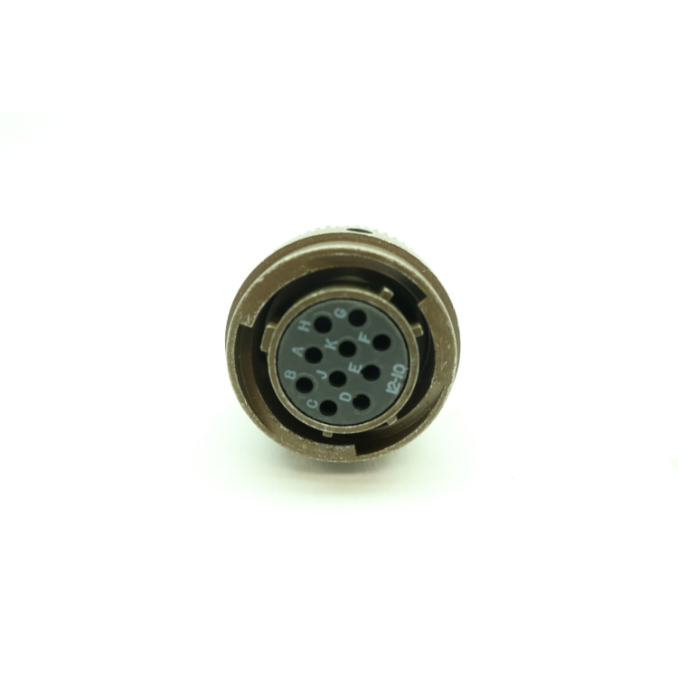 Itt 8845 MS3126F12-10S 10 Pin Female Straight Connector