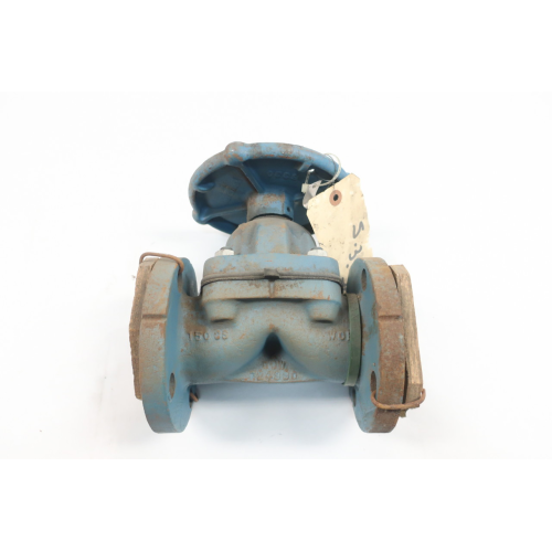 Itt Manual Steel Flanged Diaphragm Valve 2in