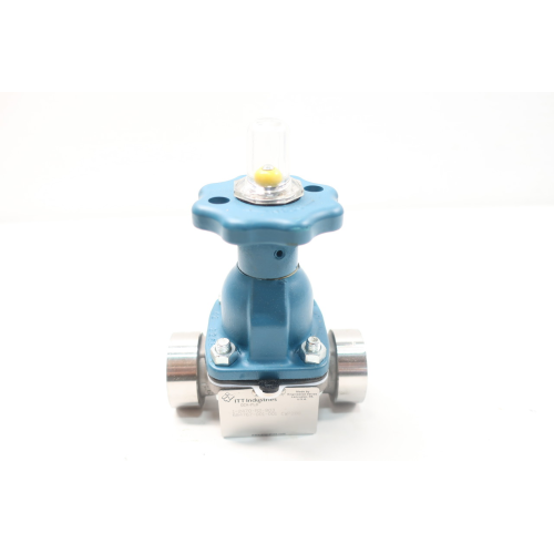Itt 1-2470-R2-903 Dia-flo Manual Stainless Socket Weld Diaphragm Valve 1in