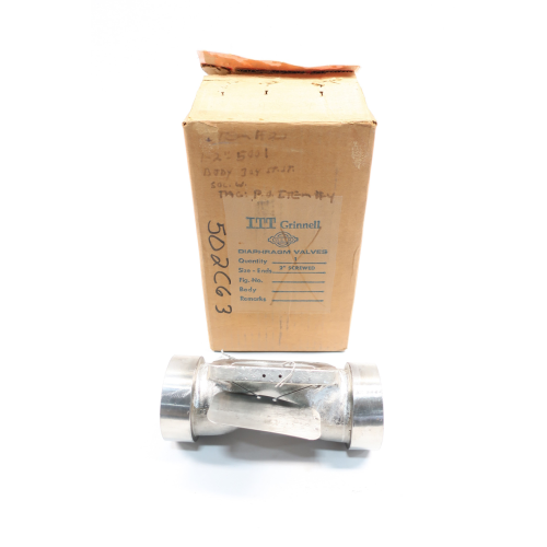 Itt Stainless Socket Weld Diaphragm Valve Body 2in Itt Stainless Socket Weld Diaphragm Valve Body 2in