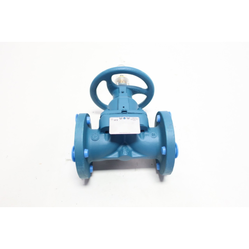 Itt 1.5-2559-TM-903 Dia-flo Diaphragm Valve Manual Flanged 1-1/2in