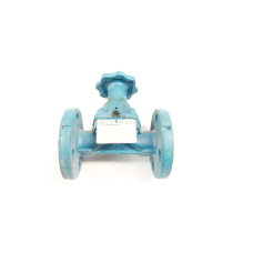 Itt 1-2501-T-903 Dia-flo Manual Steel Flanged Diaphragm Valve 1in