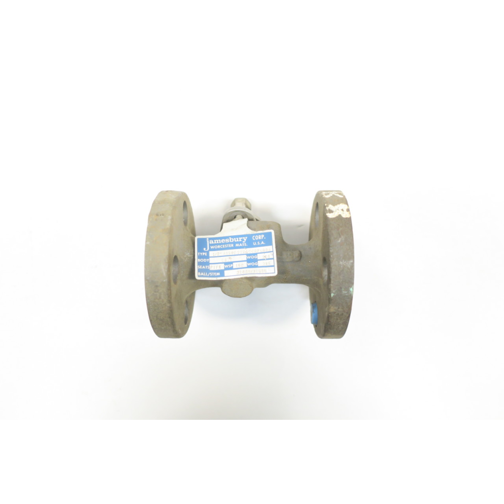 Jamesbury 1/2 A150F2236TTRFM0DA Steel 1/2in Flanged Ball Valve