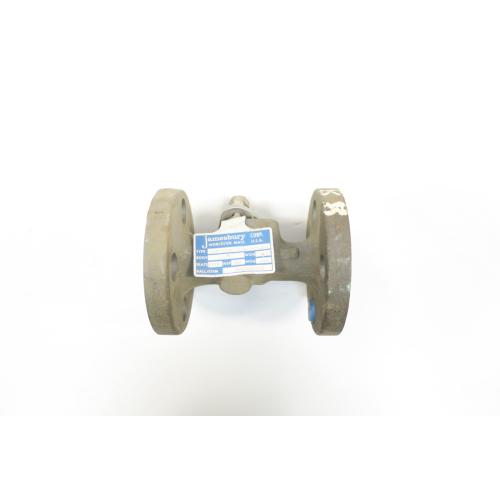 Jamesbury 1/2 A150F2236TTRFM0DA Steel 1/2in Flanged Ball Valve