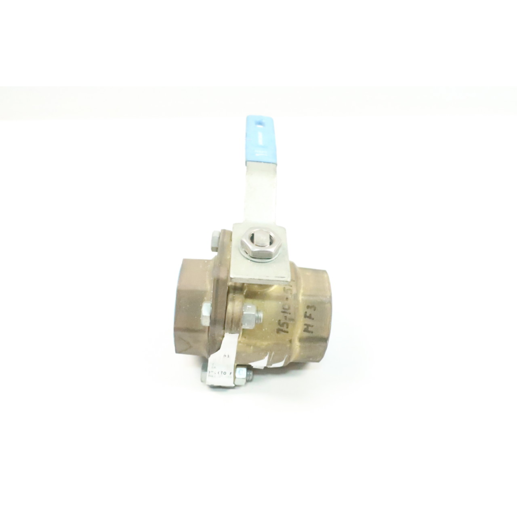 Jamesbury 1136TTC0 Manual Brass Ball Valve 2in Npt