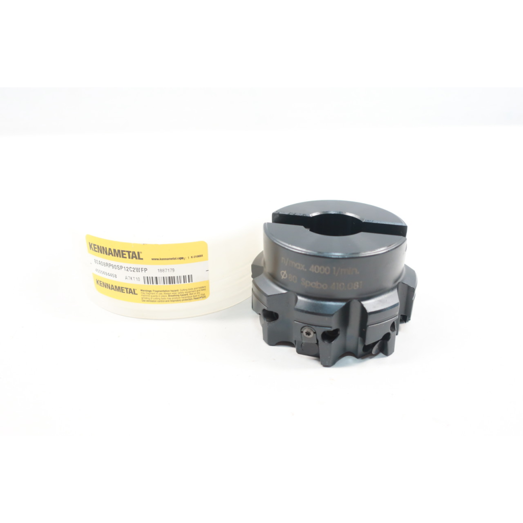 Kennametal 80A08RP90SP12C2WFP A7KT10 Face End Mill