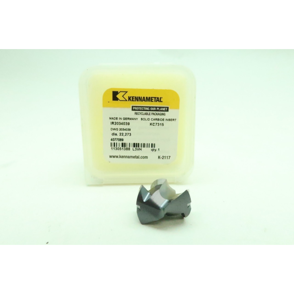 Kennametal IR2034039 KC7315 Carbide Drilling Insert