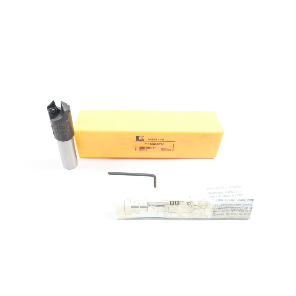 Kennametal 3.37060R720 Metric Sefas Body 4-6mm Tool Holder