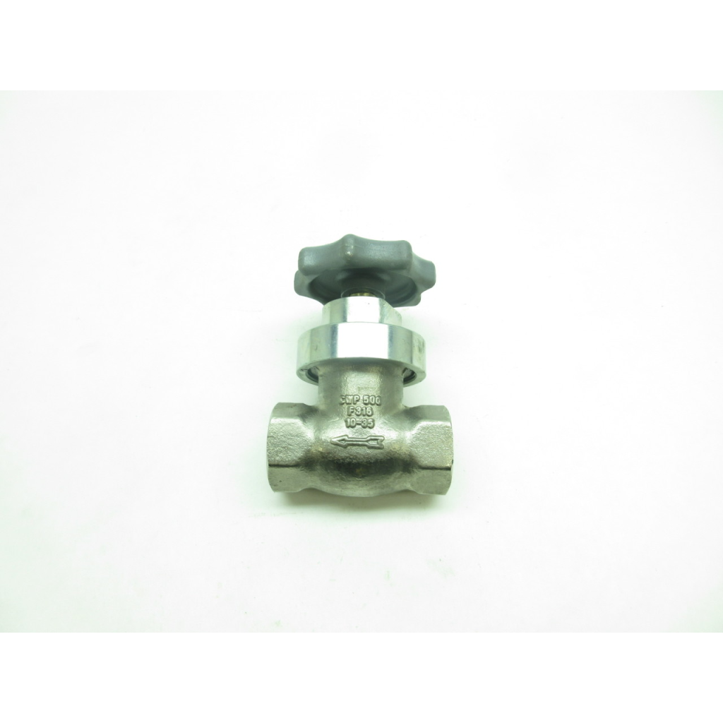 Kerotest 147 Stainless Socket Weld Globe Valve 3/4in 500cwp
