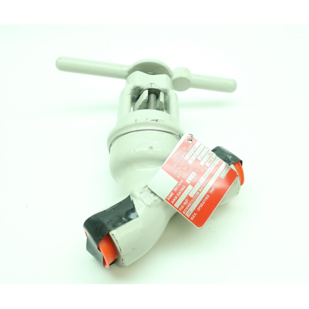 Kerotest WPSC-20608G Manual Socket Weld 600 1in Globe Valve