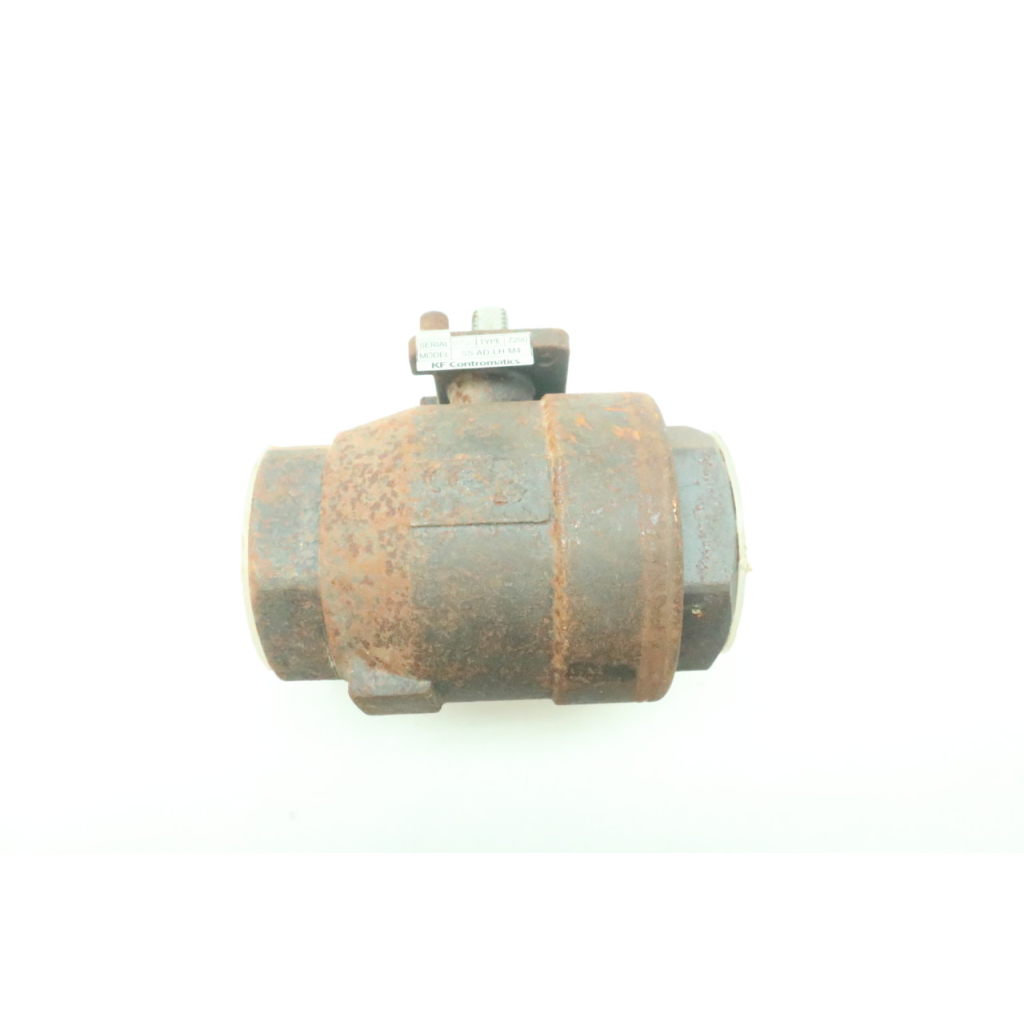 Kf Contromatics 7200 SS AD LH M4 Manual Steel Ball Valve 2in Npt