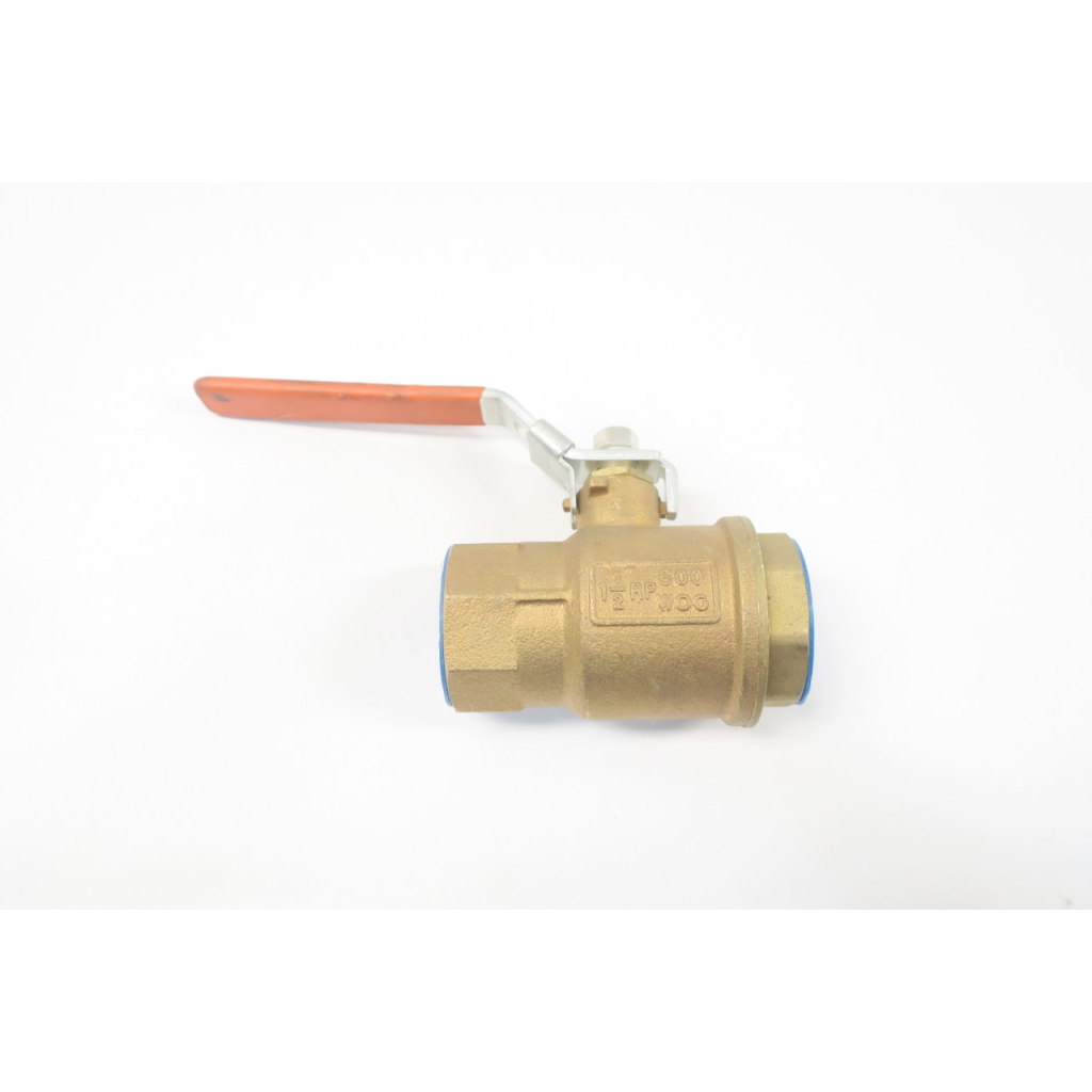 Kf Industries 1-1/2in Npt Bronze Threaded Ball Valve