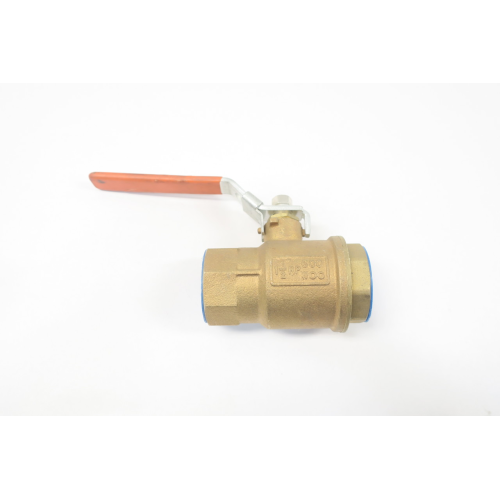 Kf Industries 1-1/2in Npt Bronze Threaded Ball Valve