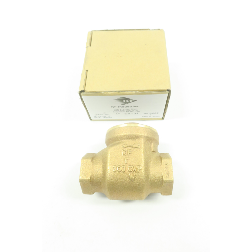 Kf 7677-11259T191 31B Bronze Swing Gate Check Valve 1in Npt