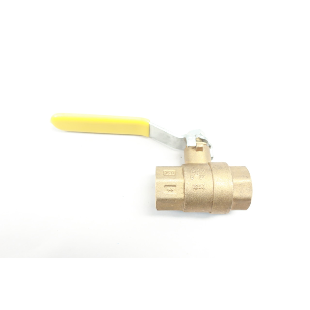 Kimball Midwest 90-314 Manual Brass Threaded Ball Valve 3/4in Npt