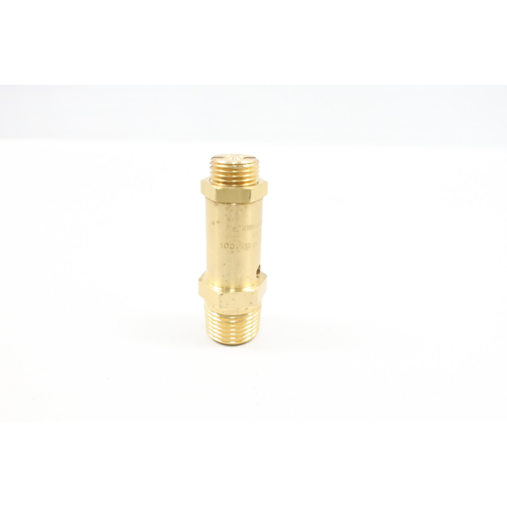 Kingston 100SS Brass Relief Valve 25psi 1/2in Npt