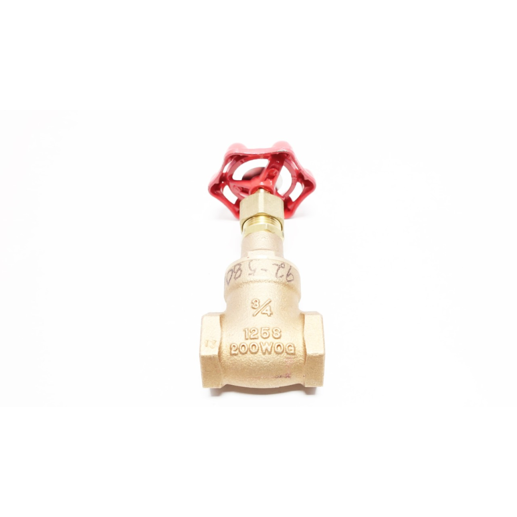 Kitz AK125E Wedge Gate Valve Manual 125 Bronze Threaded 3/4in Npt