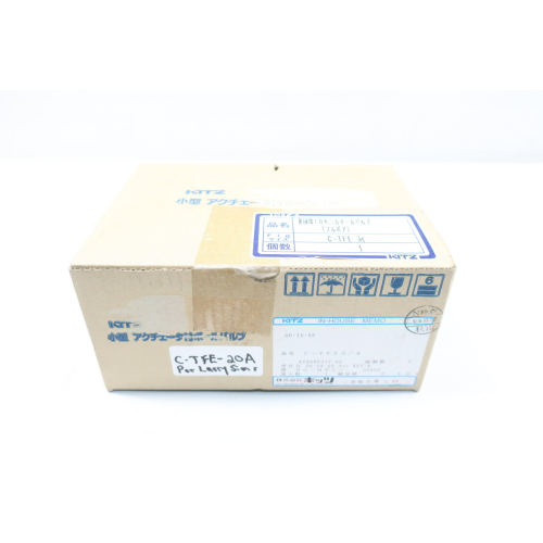 Kitz C-TFE Pneumatic Bronze Threaded 3/4in Npt Ball Valve Kitz C-TFE Pneumatic Bronze Threaded 3/4in Npt Ball Valve