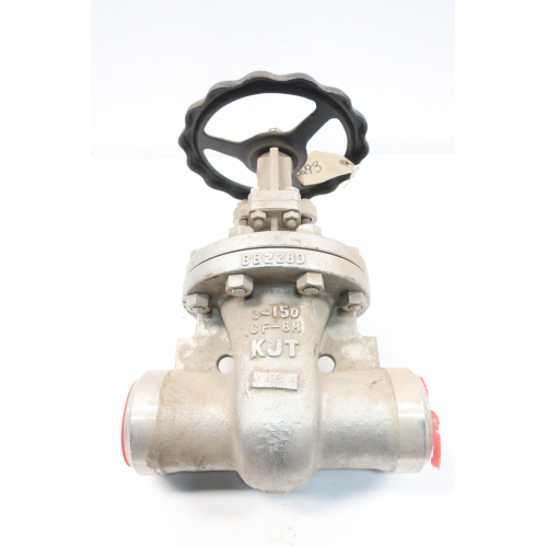 Kjt Manual Stainless Butt Weld Wedge Gate Valve 3in 150