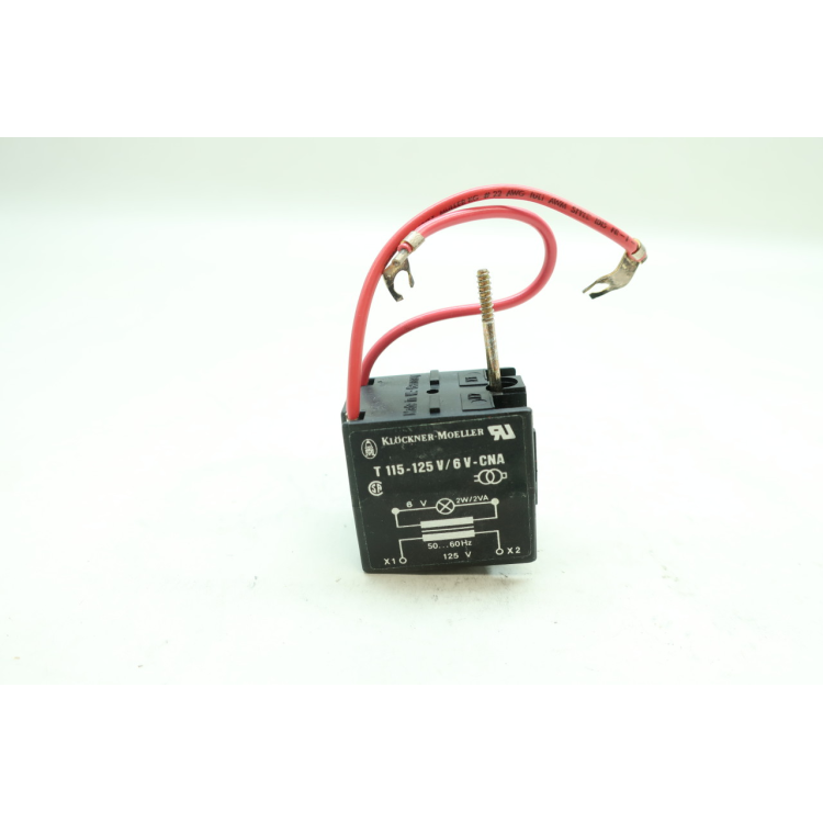 Klockner Moeller T115-125V/6V-CNA Transformer 2w 125v-ac