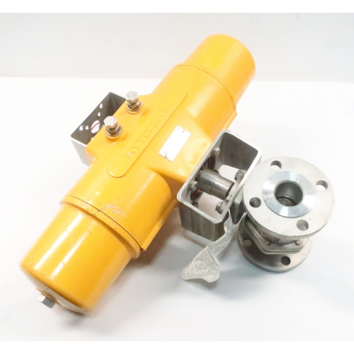 Ktm EB132-32ET-15L Pneumatic Stainless Flanged Ball Valve 1-1/2in 150