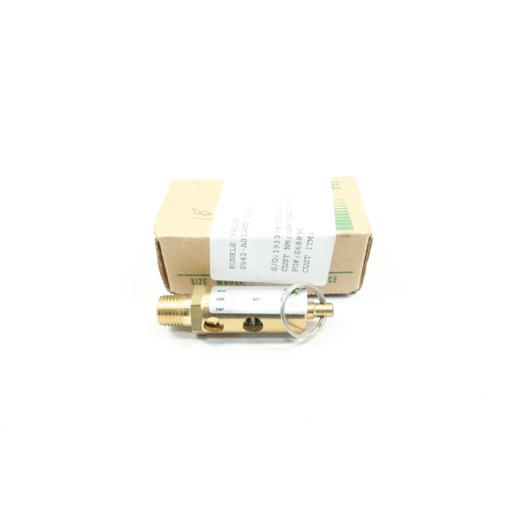 Kunkle 0542-A01AKM-0125 Brass Safety Relief Valve 152scfm 125psi 1/4in Npt