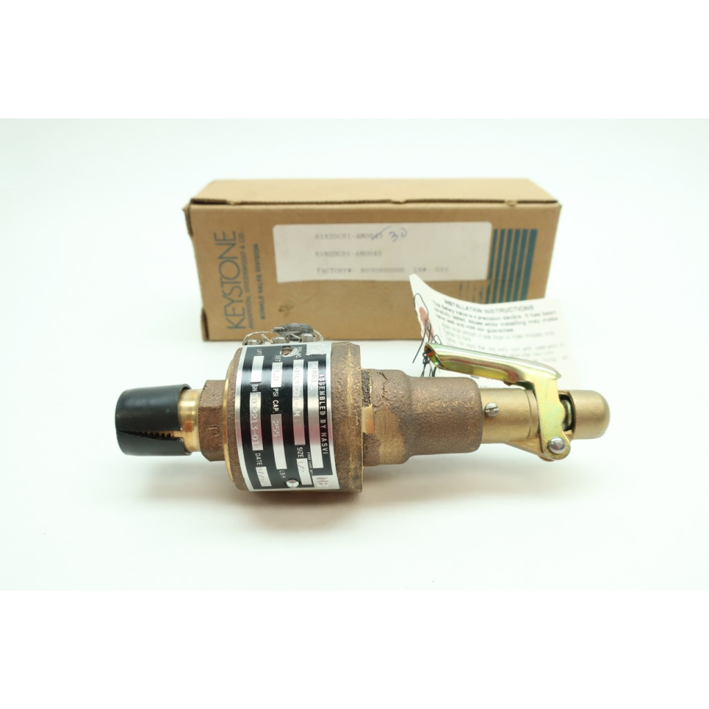 Kunkle 6182DC01-AM Bronze Relief Valve 30psi 255lbh 1/2in Npt