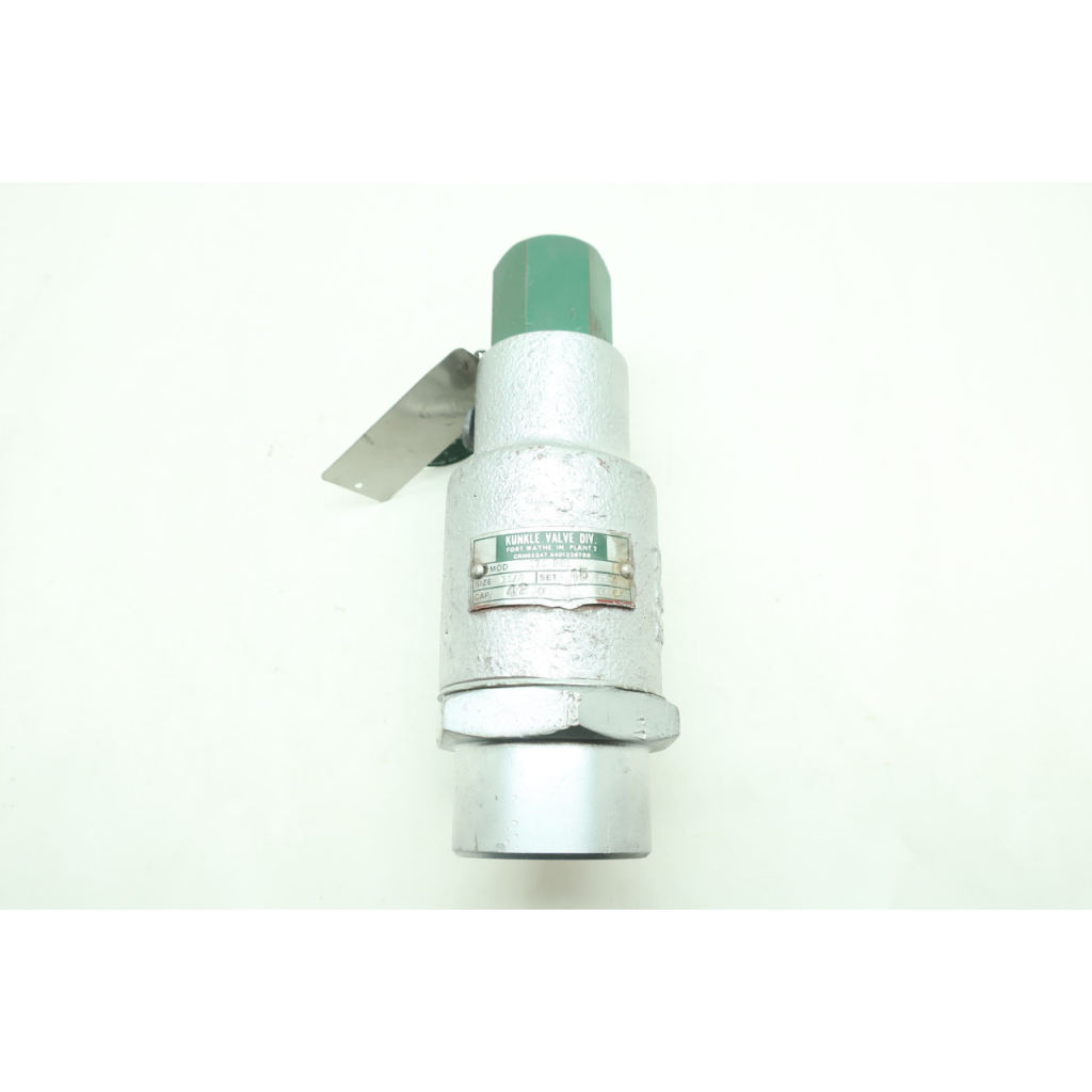 Kunkle 171F01 Relief Valve 42gpm 45psi 1-1/4in Npt
