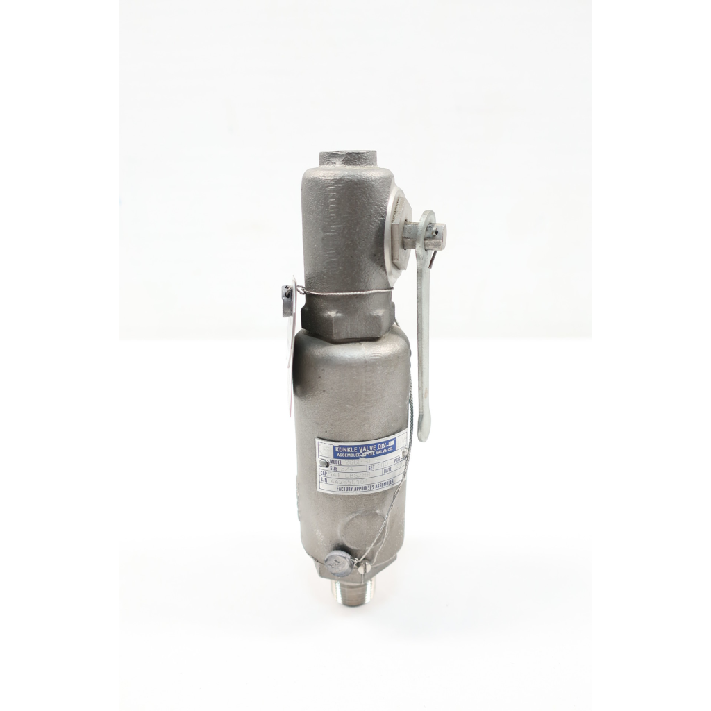 Kunkle 266P-D Stainless Relief Valve 541lbs/hr 100psi 3/4in Npt