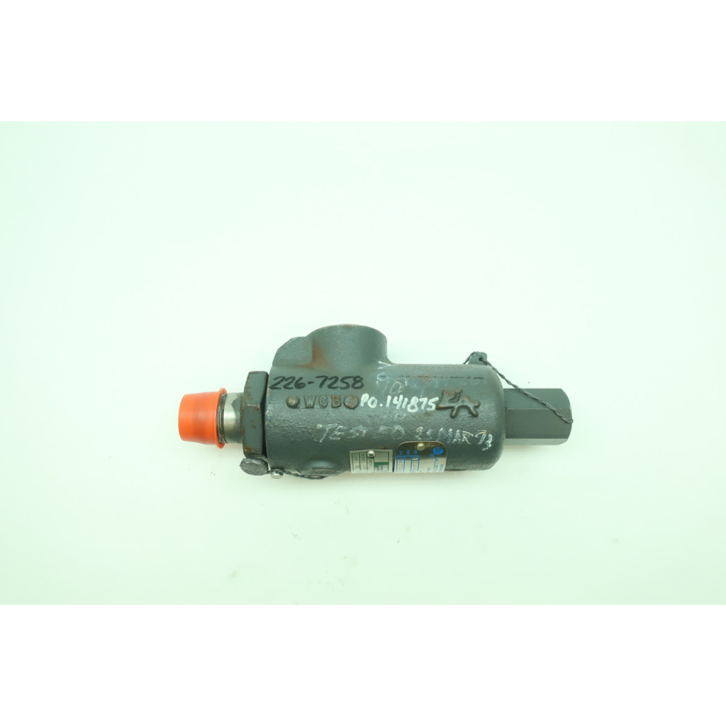Kunkle 264d01 Steel Relief Valve 125psi 20gpm 3/4in