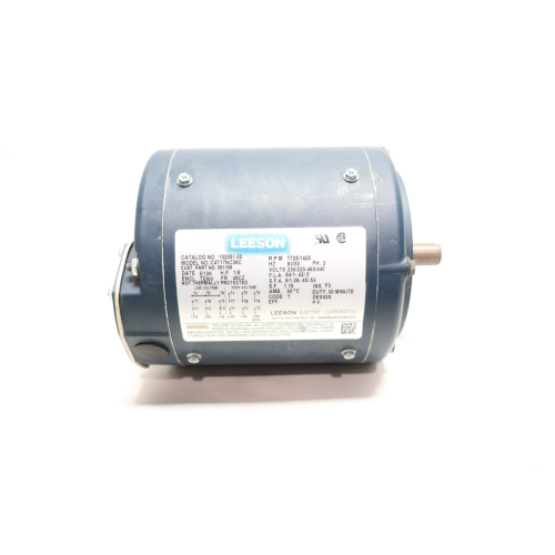 Leeson 102051.00 48cz 3ph 1/8hp 230/460v-ac 1725rpm Ac Motor
