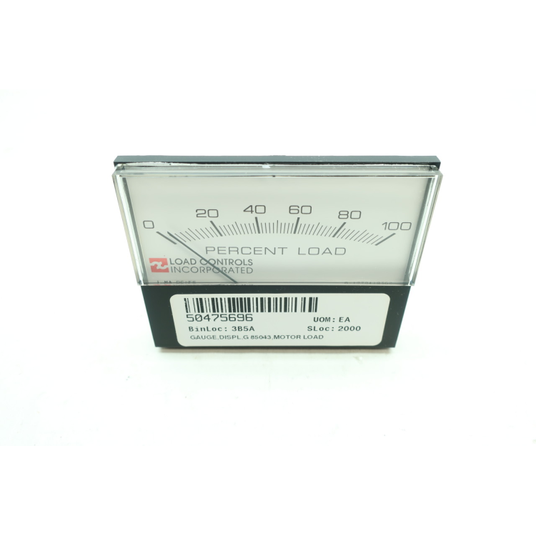 Load Controls G-8504 0-100 Percent Load Panel Meter