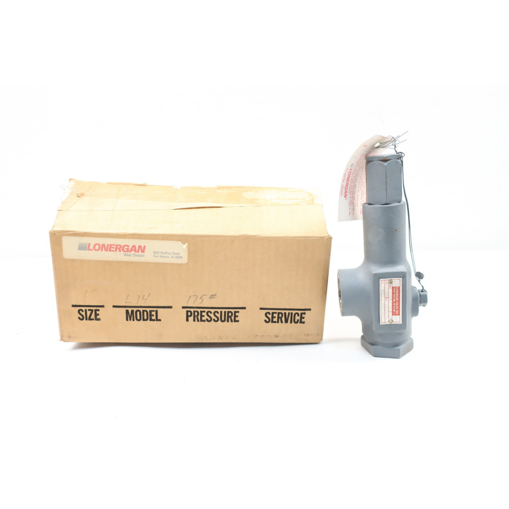 Lonergan L14X/E26 Relief Valve 254 Scfm 175psi 1in Npt