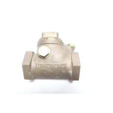 Lukenheimer Brass Swing Gate Check Valve 1in Npt 300