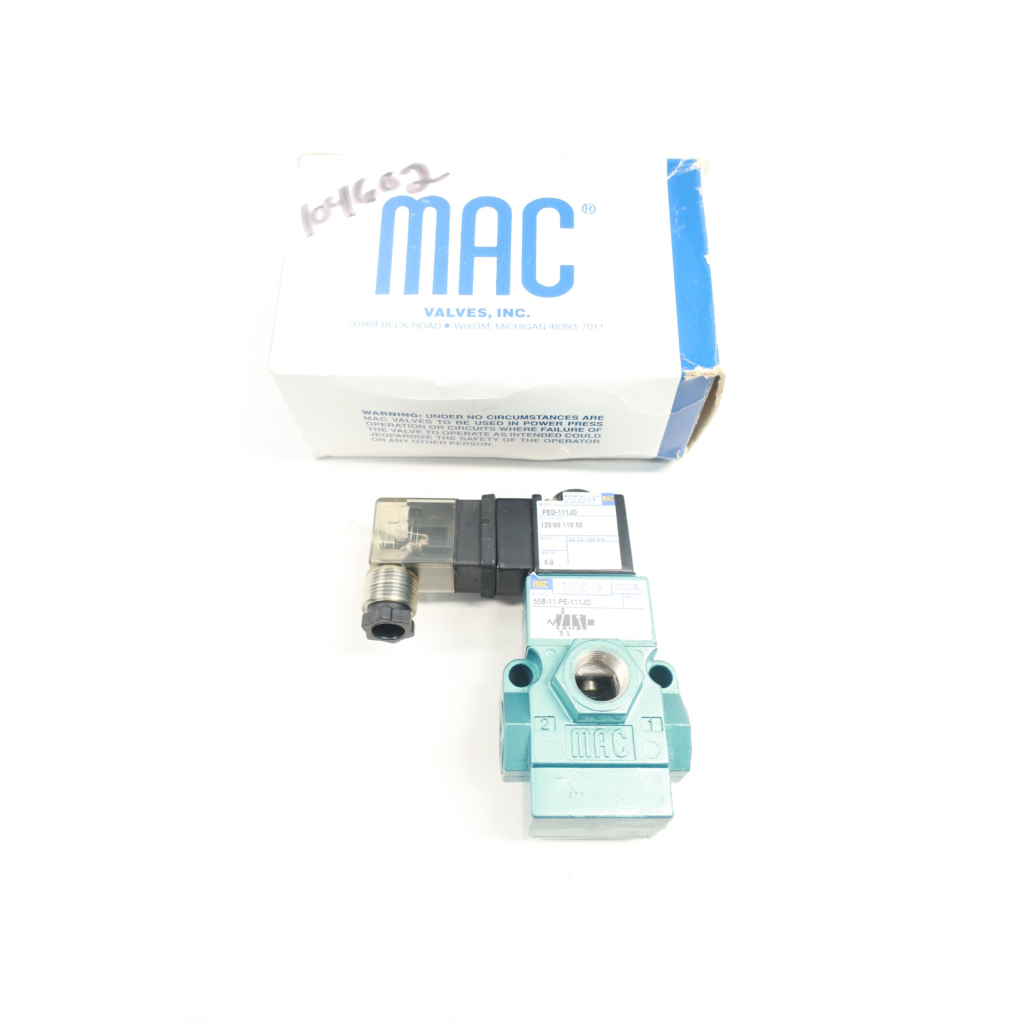 Mac 55B-11-PE-111JD Solenoid Valve 120v-ac 1/4in Npt