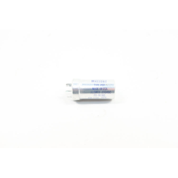 Mallory 235-7248 125mf 200v-dc Capacitor