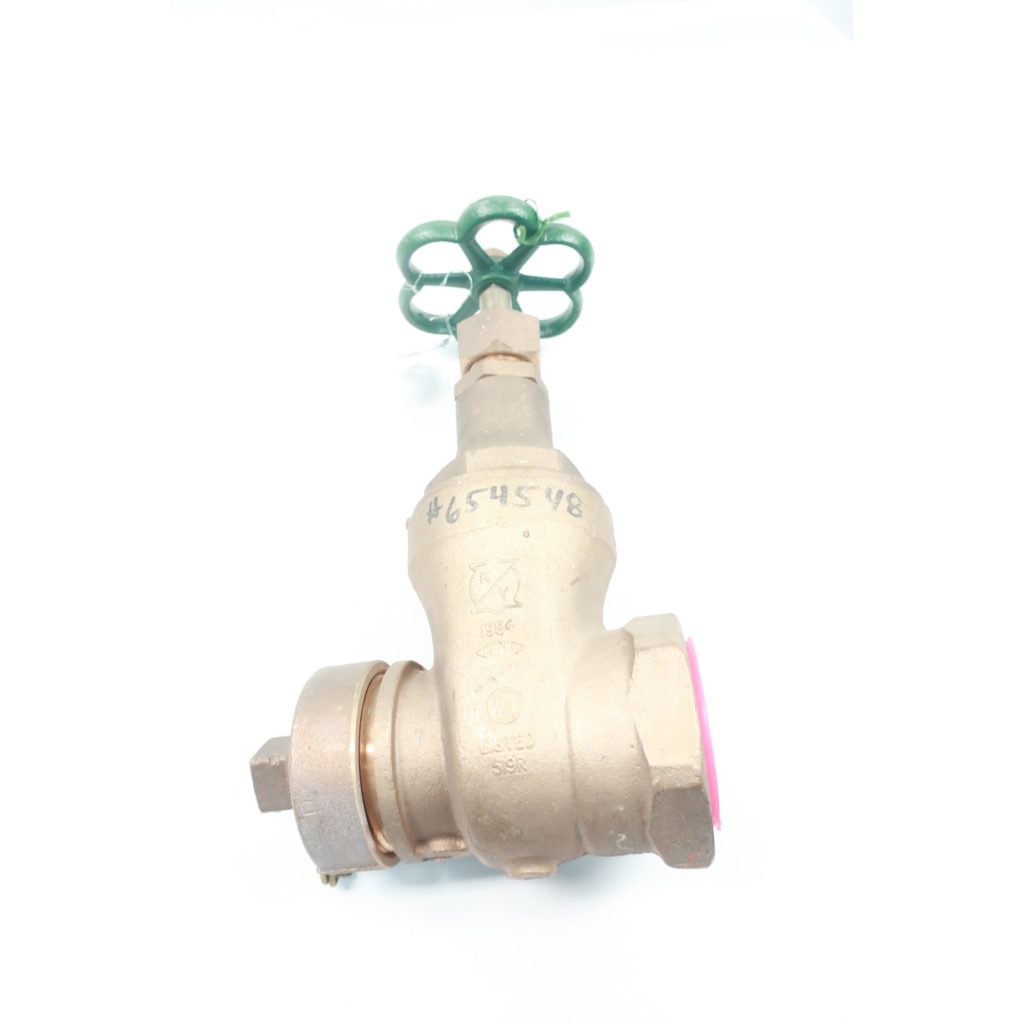 Manual Fire Hose Wedge Gate Valve 2-1/2in Npt