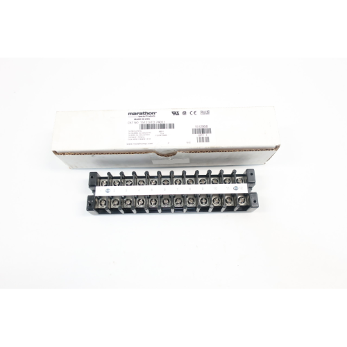 Marathon 1512-STD-74011 12-position Terminal Block 600v-ac 75a
