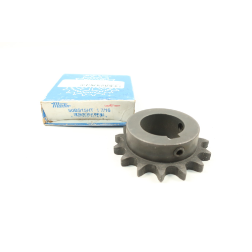 Martin 50BS15HT 1-7/16in Single Roller Chain Sprocket 15t