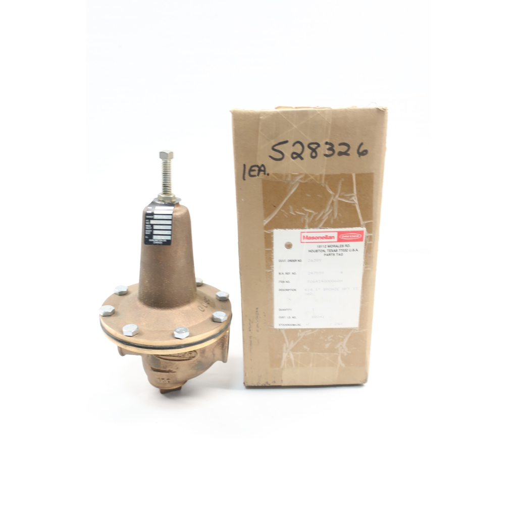 Masoneilan Dresser 414 Bronze Pressure Reducing Regulator Valve 1in Npt 10-60psi