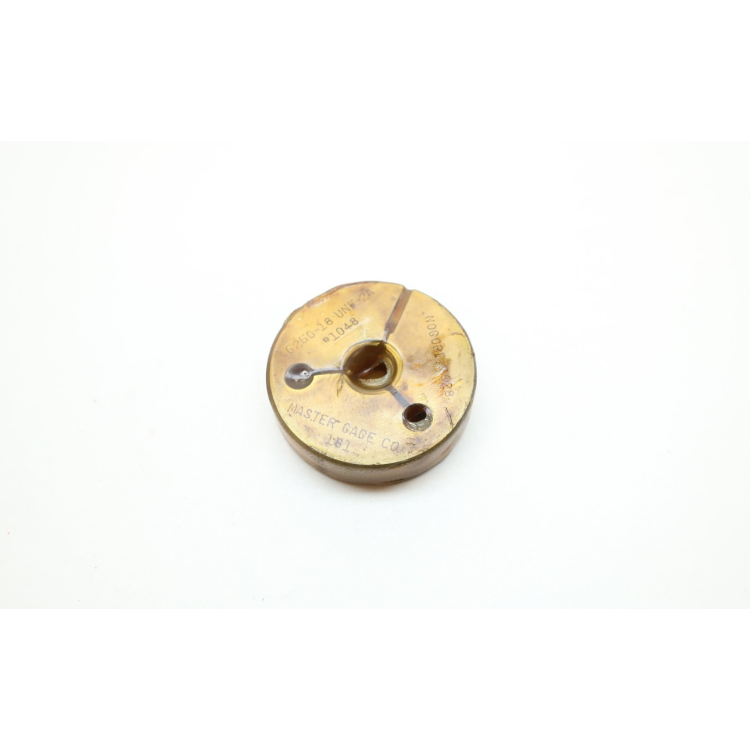 Master Gage .6250-18 UNF-2A #1048 NOGOPD .5828 Thread Ring Gage