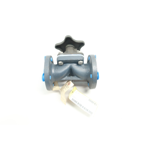 Mccanna 576-6-04 Manual Iron Flanged Diaphragm Valve 1-1/2in
