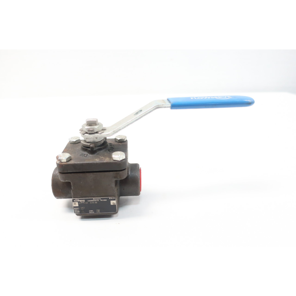 Mccanna 0.75 S303 CS-R-S6 Manual Steel Ball Valve 3/4in Npt 300