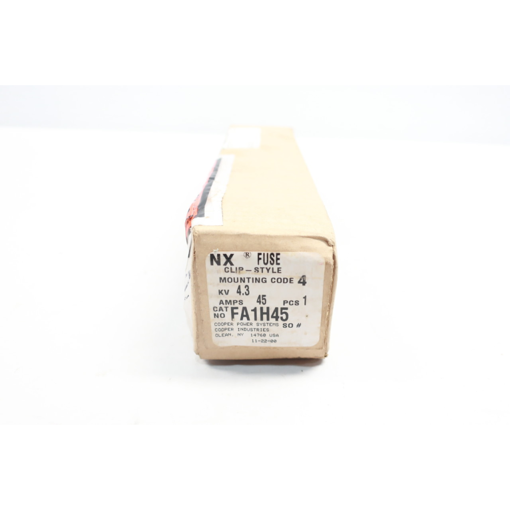 Mcgraw-edison FA1H45 Nx Cartridge Fuse 45a 4.3kv-ac