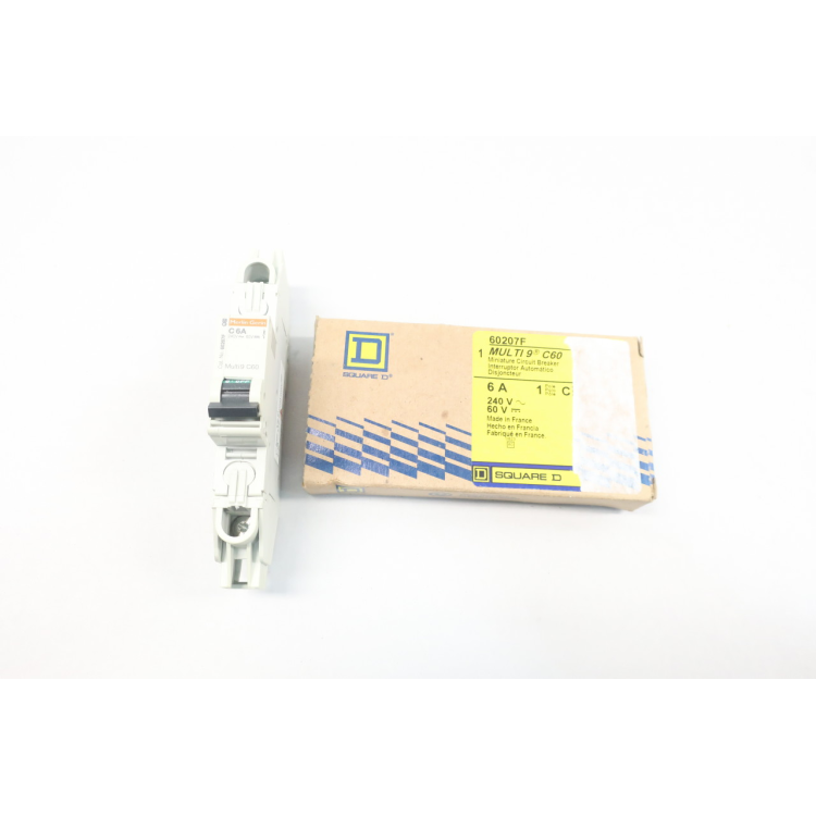 Merlin Gerin 60207F Multi9 C60 Miniature Circuit Breaker 1p 6a 240v-ac