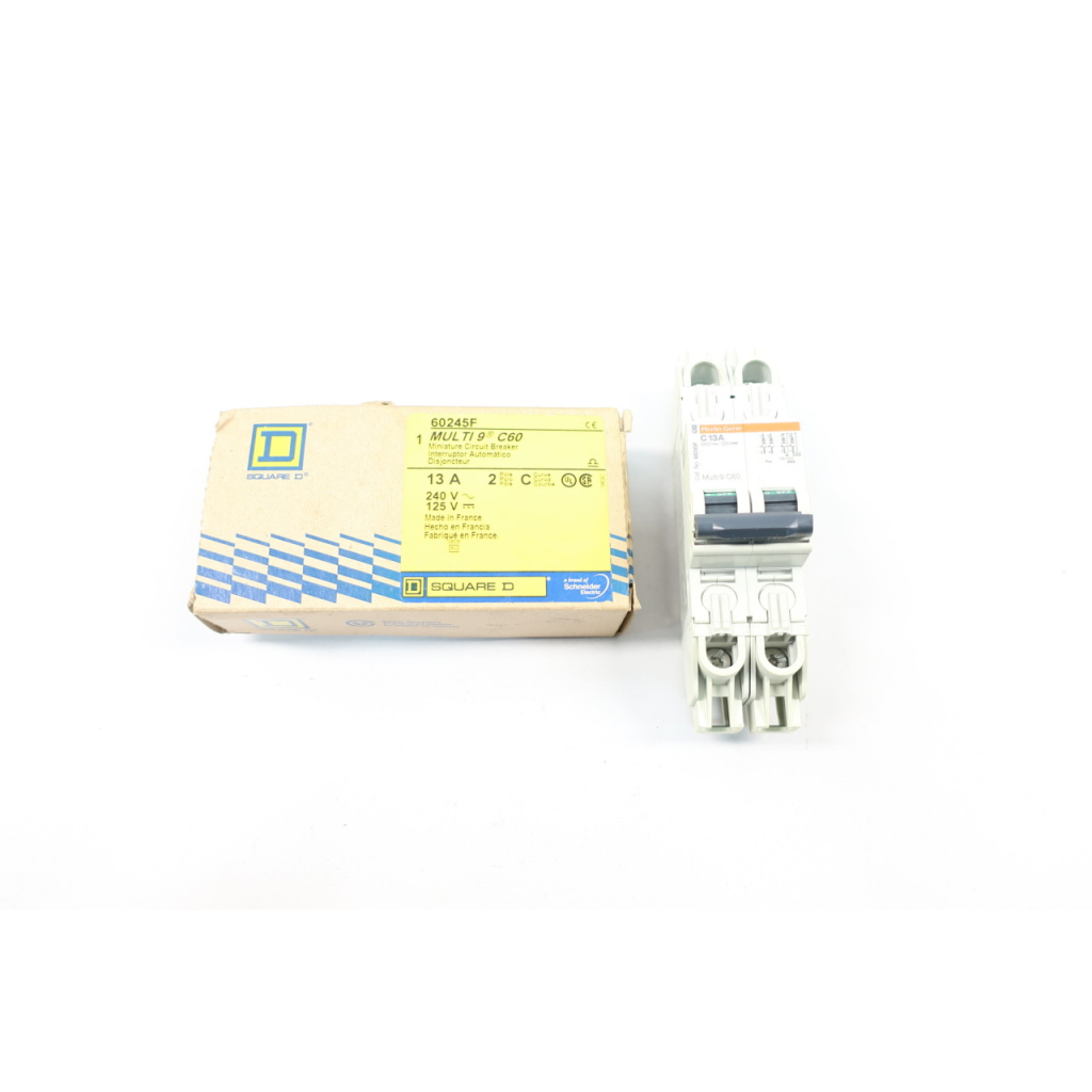 Merlin Gerin 60245F Multi9 C60 Miniature Circuit Breaker 2p 13a 240v-ac 125v-dc