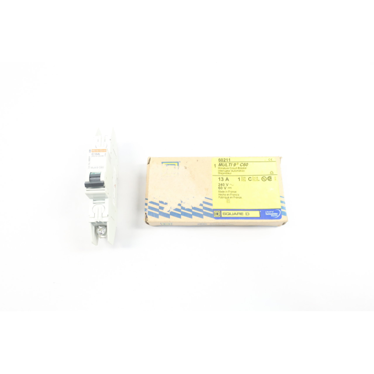 Merlin Gerin 60203 Multi9 C60 Circuit Breaker 1p 2a 240v-ac