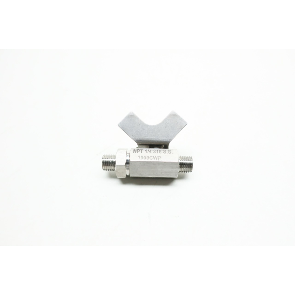 Midwest Control MSMM-25 Ball Valve Manual Stainless Threaded 1/4in Npt