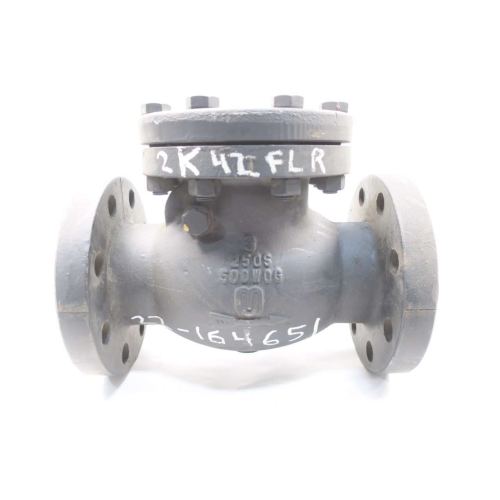 Milwaukee F2970 3 In Iron Flanged Swing Gate Check Valve